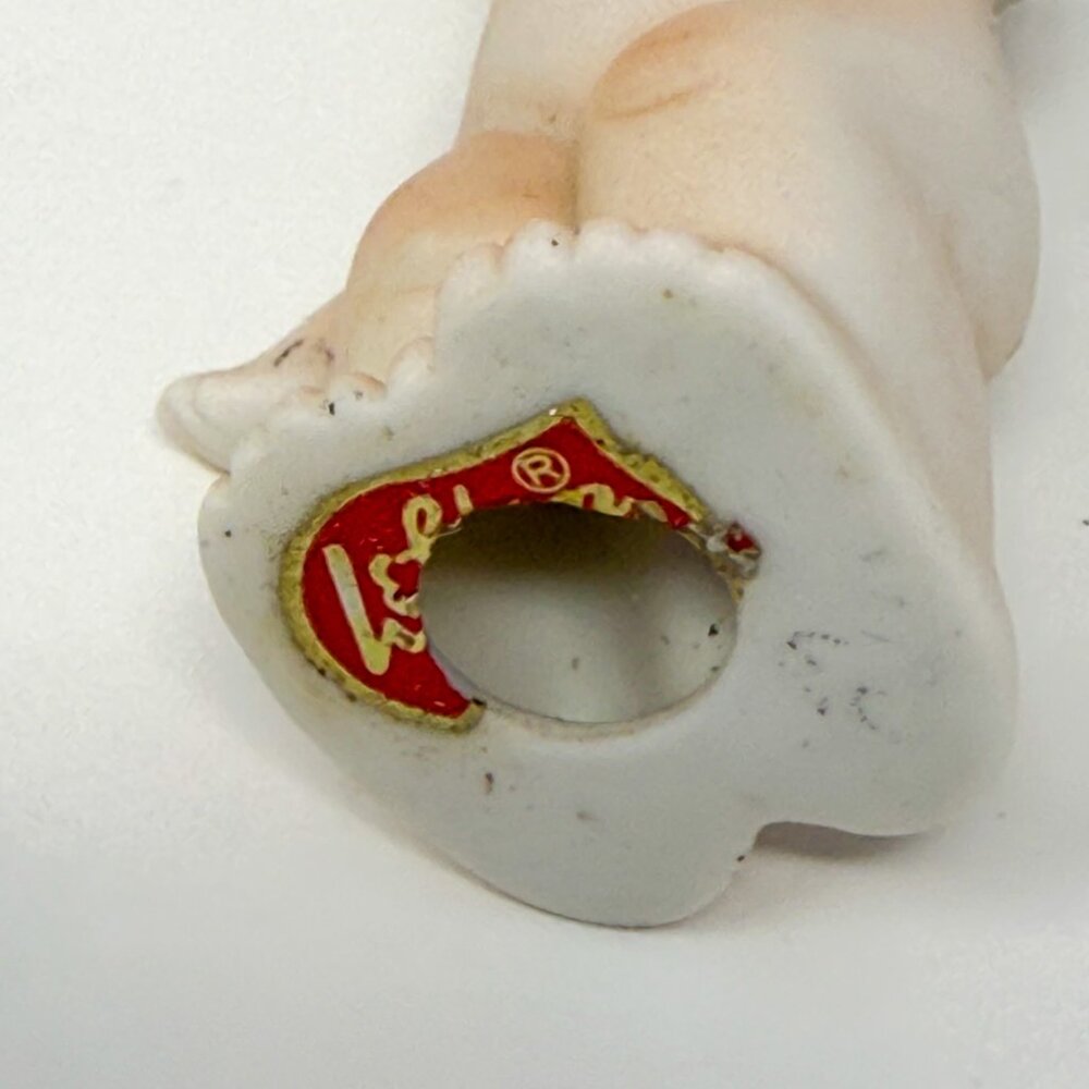 Lot of 4 Vintage Bisque Porcelain Kewpie Dolls Curio Cabinet-Ready Heirloom - Picture 15 of 15